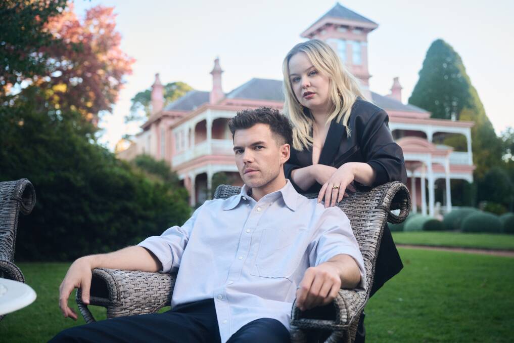 Bridgerton actors Luke Newton and Nicola Coughlan created a buzz in Bowral when they visited the town as part of Netflix's season three launch. Picture by Netflix 