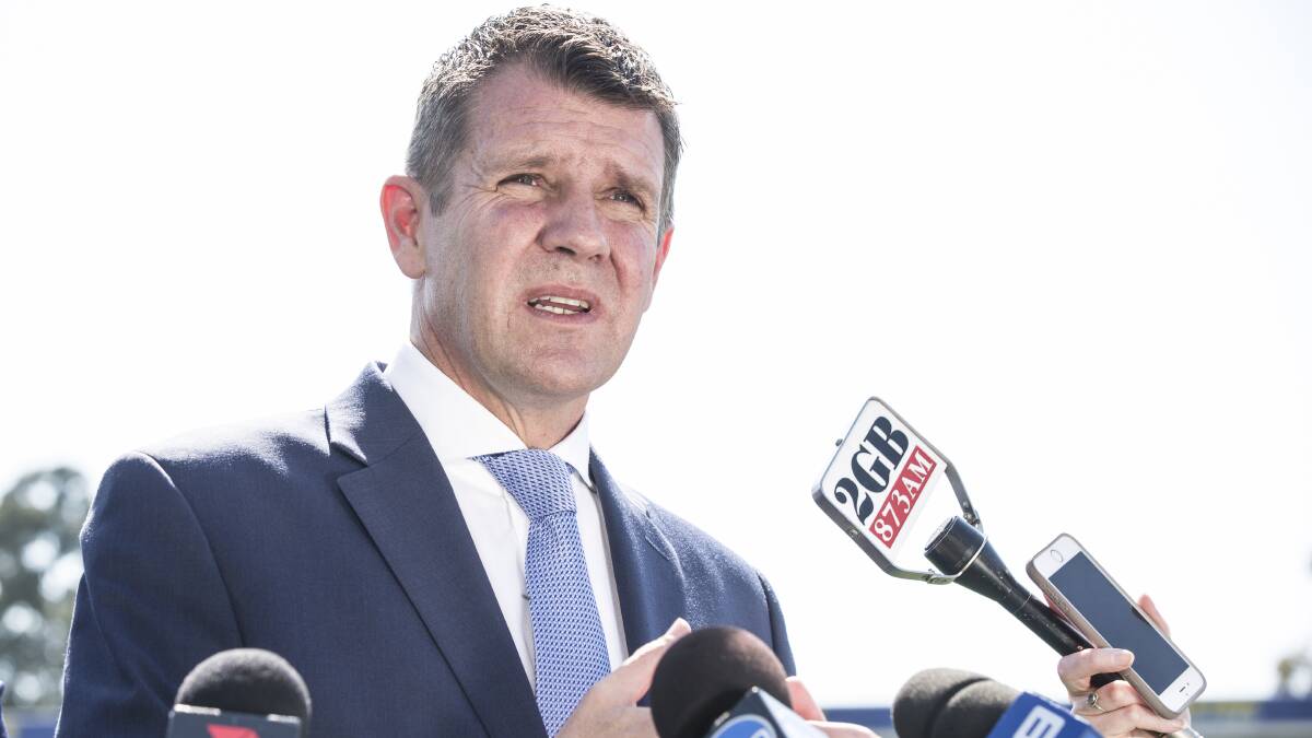 Mike Baird will resign when his party room meets next week. Picture: JESSICA HROMAS