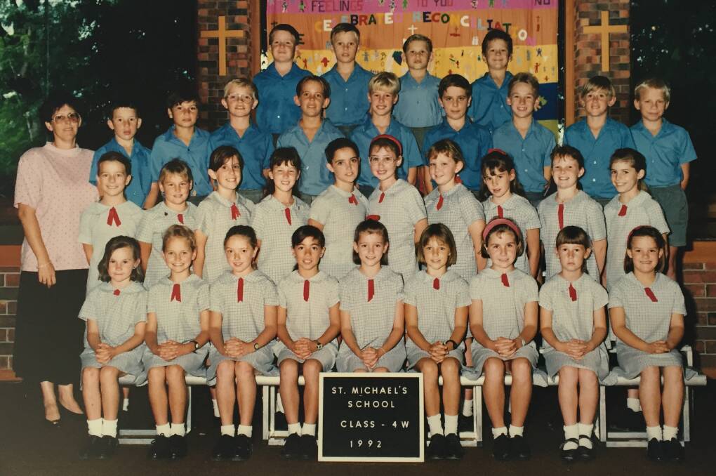 St Michael's 4W class of 1992. Can you help us name these kids?