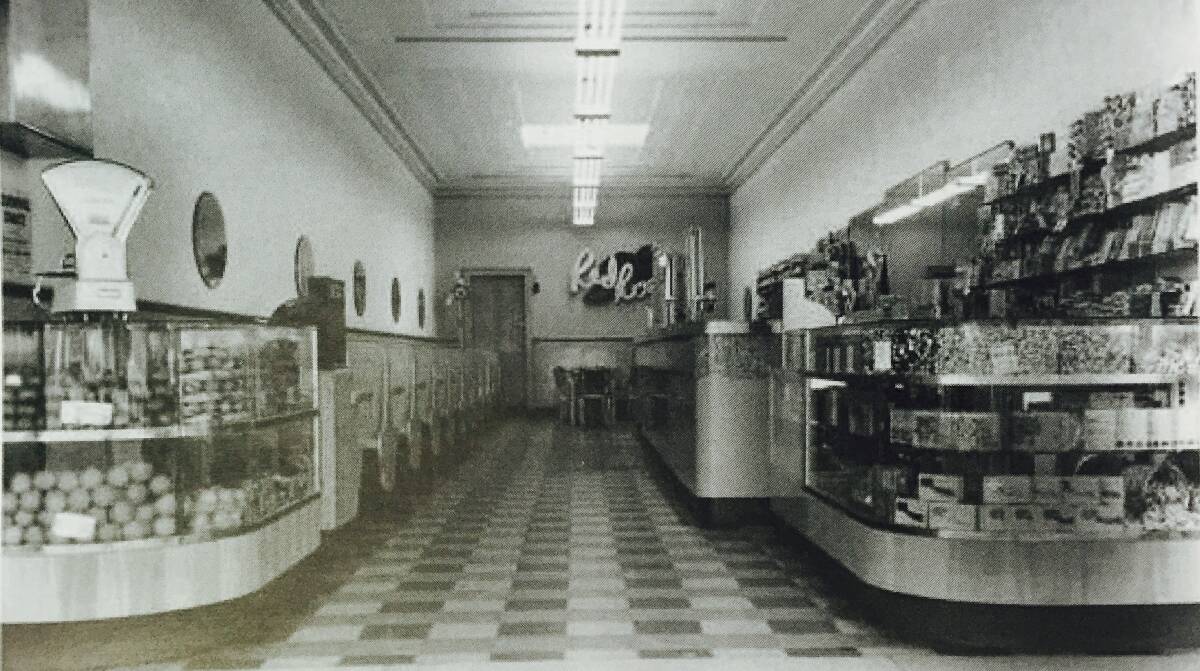 LOCAL ICON: This photo of the The Red Rose Cafe interior at 71 Junction Street, Nowra was taken after it's 1951 renovations. Photo credit: Norma Irwin.