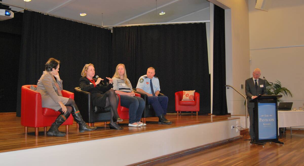 Question time at the Kiama Domestic Violence Forum on Tuesday.