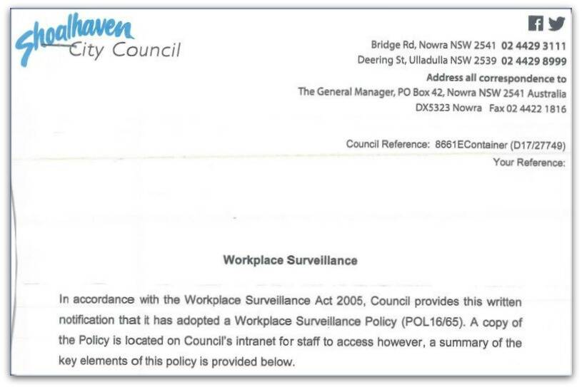 Council staff under surveillance