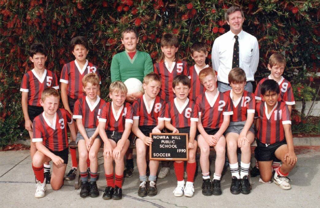 Nowra Hill Public School soccer team, 1990.