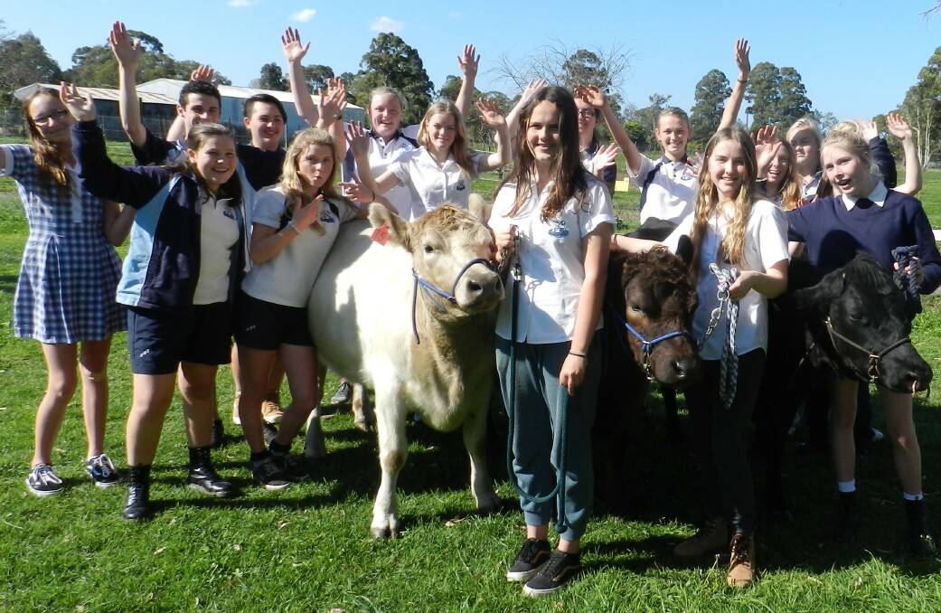 HANDS ON: Nowra High School students have welcomed the project, which will offer them practical experience in the agricultural industry.