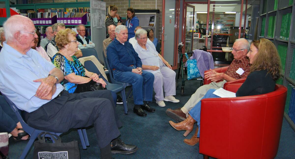 IN CONVERSATION: Seniors gathered at Nowra Library on Thursday to share stories about the Shoalhaven.