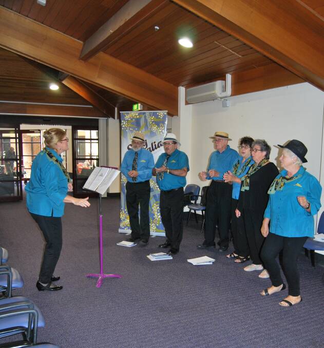 UNITED IN SONG: Sing Australia Vincentia regularly perform at Osborne House in Nowra for the residents.