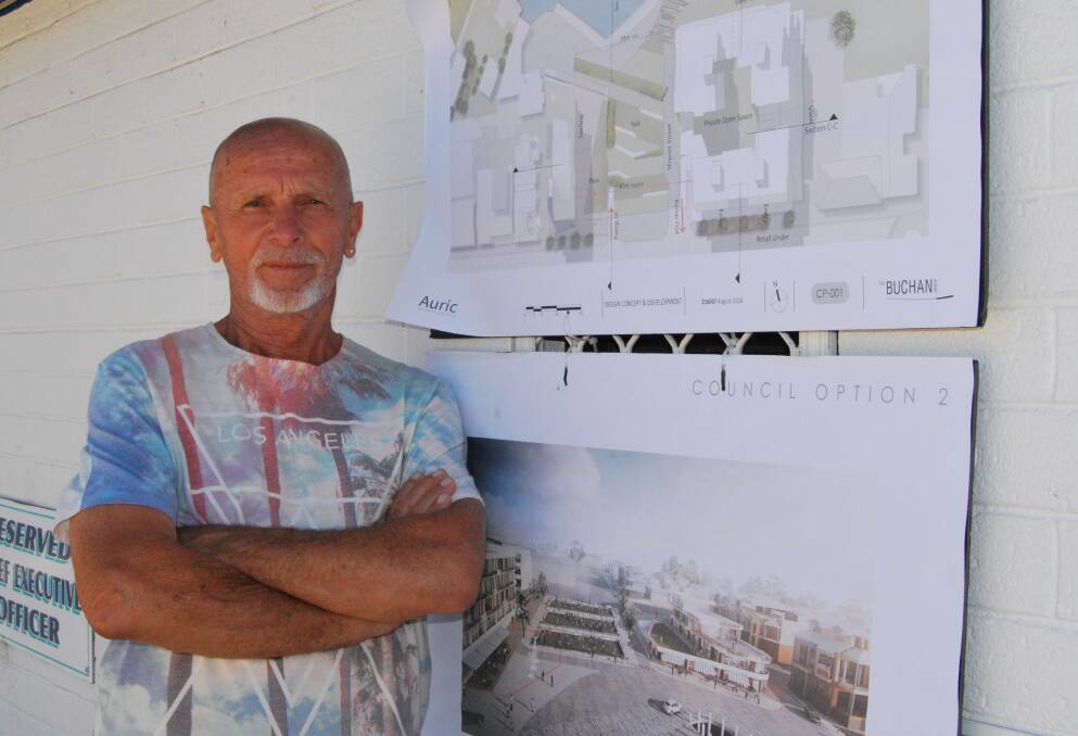 Stefan Pajak from Huskisson is against the proposed plan for the Huskisson foreshore.