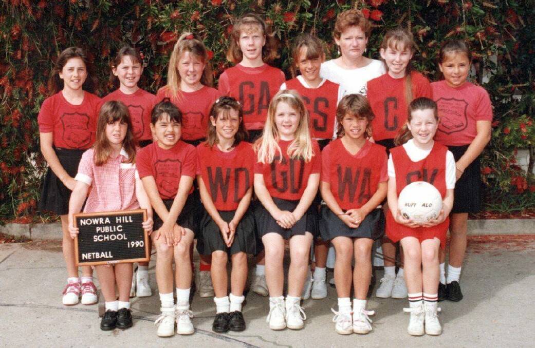 Nowra Hill Public School netball team, 1990.