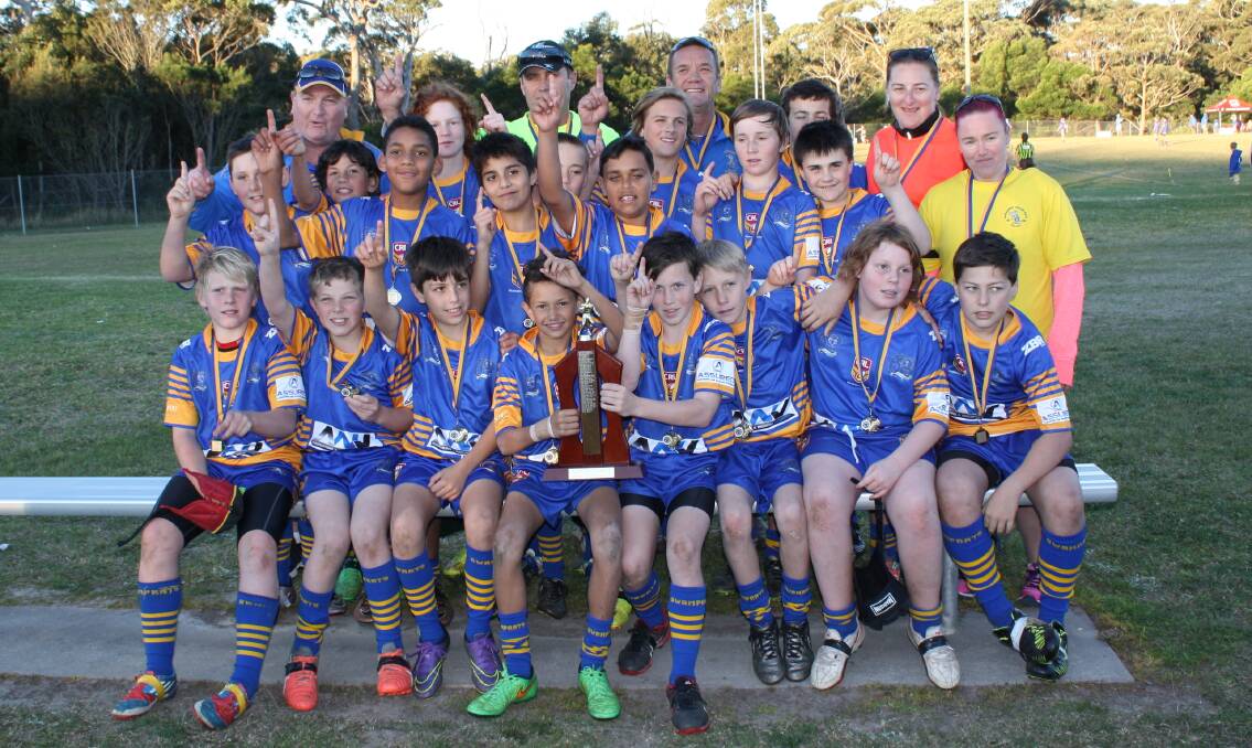 Captivating: Bomaderry Swamp Rats under 12s defeated Warilla – Lake South Gorillas 22 - 16 in the Mod Grand Final at Ulladulla last weekend.