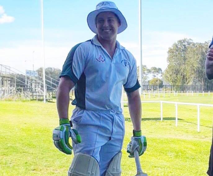 TON OF CONFIDENCE: Nowra batsmen Alex Legge scored 177 not out against Batemans Bay on Saturday at Hanging Rock Oval - an innings which included 21 boundaries and five sixes.