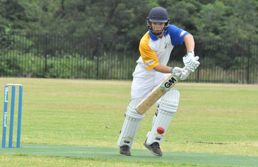 RUN MACHINE: Bomaderry Cricket Club under 16s star Ryan Henry scored 41 not out in his team's victory against Ulladulla United at the weekend. Photo: DAMIAN McGILL