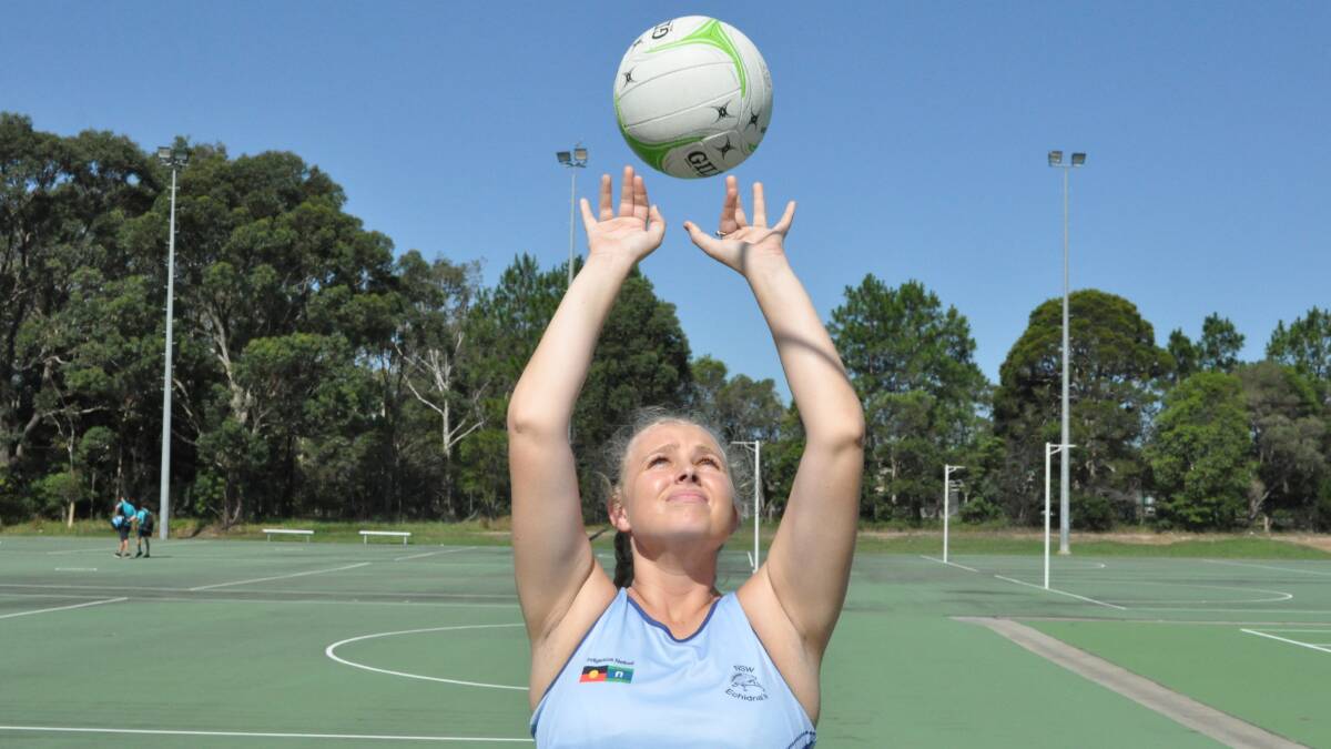 EYES ON THE PRIZE: Worrigee's Rachel Debruyn has been selected to play for the Australian Indigenous schoolgirls netball team. Photo: COURTNEY WARD