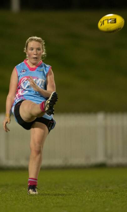 BRIGHT FUTURE: Cambewarra's Ellie Priest, 15, is set for a successful career in Aussie Rules, following a strong season on the field in 2016.