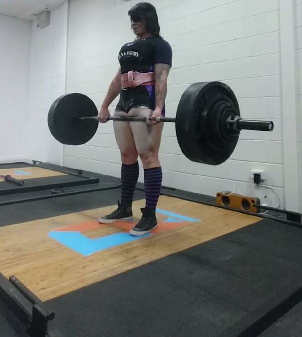 READY TO RUMBLE: Nowra's Jaymii Morris will put all her training to the test this weekend at the Pro Raw Nine at the Arnolds - the largest powerlifting event in Australia.