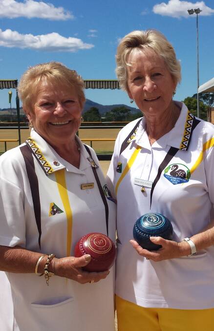 Pair of champions: Robyn Herbert and Lorraine Foster from Culburra took out the District Minor Pairs for 2016.