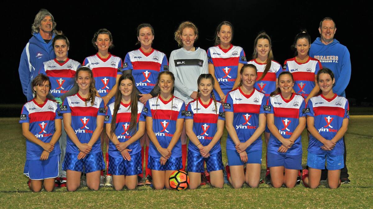 Dominant: The Gerringong women's reserve grade football side lost only two games in their Shoalhaven Football season. Photo: GAME FACE PHOTOGRAPHY