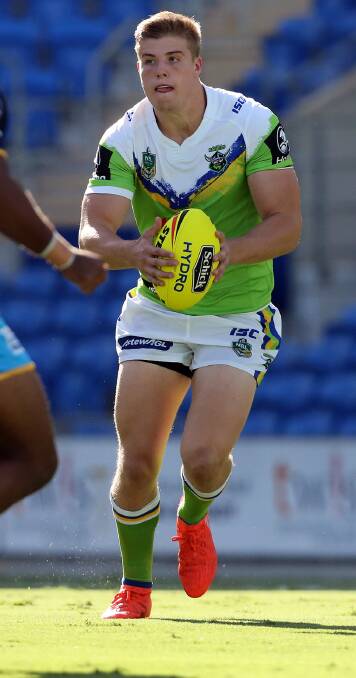 AUSSIE HONOURS: Former Milton-Ulladulla and Gerringong star Jack Murchie will represent the junior Kangaroos this Friday. Photo: MICHAEL TULLY/CANBERRA RAIDERS
