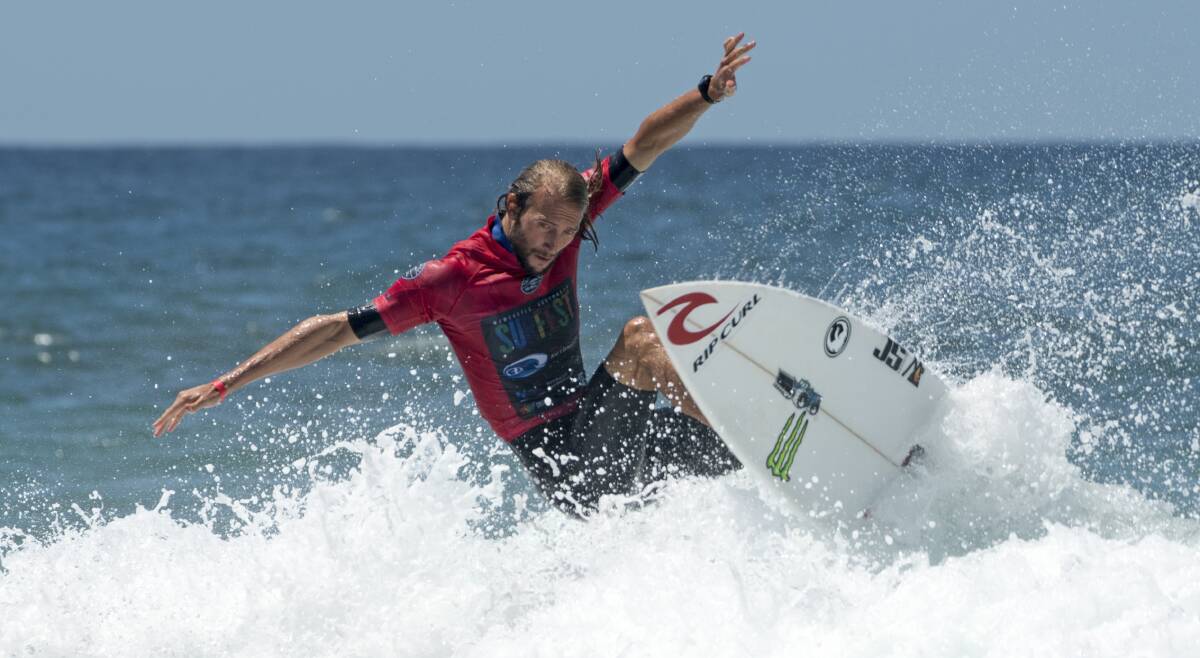COMEBACK COMPLETE: Culburra Beach's Owen Wright looked dynamic in his return to the surf at the Maitland and Port Stephens Toyota Pro. Photo: WSL/BENNETT