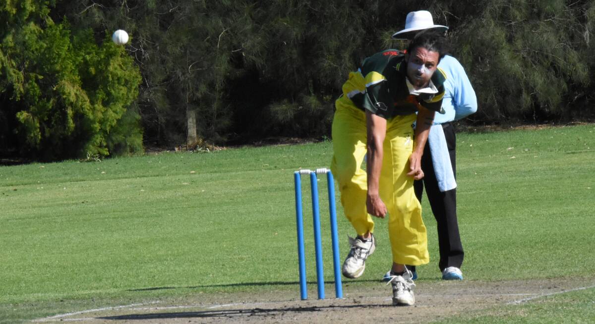 ON FIRE: Shoalhaven Ex-Servicemen's Nate Jones claimed four wickets in the win against Berry-Shoalhaven Heads on Friday night. Photo: COURTNEY WARD