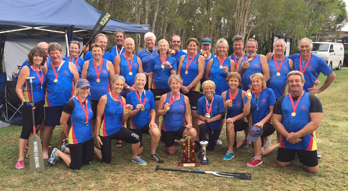 Team effort: The Nowra Waterdragons had plenty of success at the NSW titles held at Penrith last weekend. Their next focus is the national championships in April.