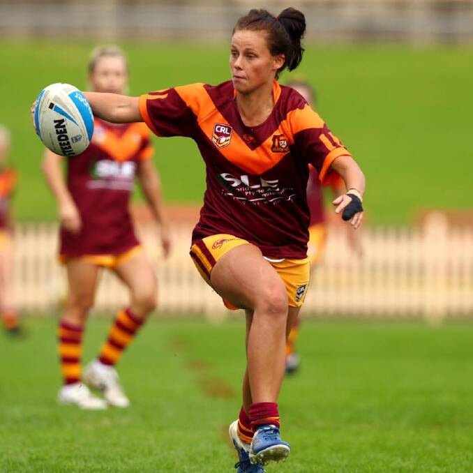 Bomaderry's Talia Atfield playing for Country.