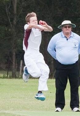 Sean Griffin opened the bowling for Shoalhaven against ACT.