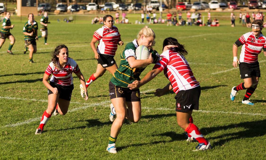 TOUGH CUSTOMER: Bomaderry's Harriet Elleman will represent the ACT women’s rugby sevens team at next month's nationals.