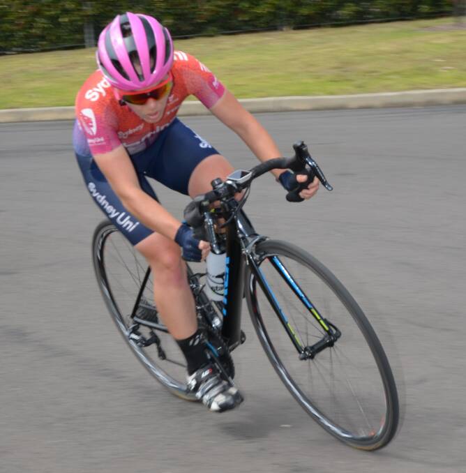 Big year: Jade Colligan has featured in everything from club races to international events and became the first female to win the club's A grade road championship. 