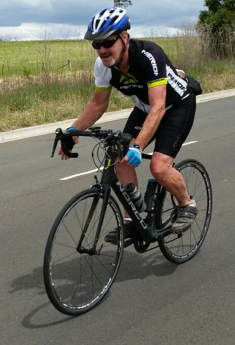 Leader: Gary Catt setting the pace at a recent Southern Highlands ride.