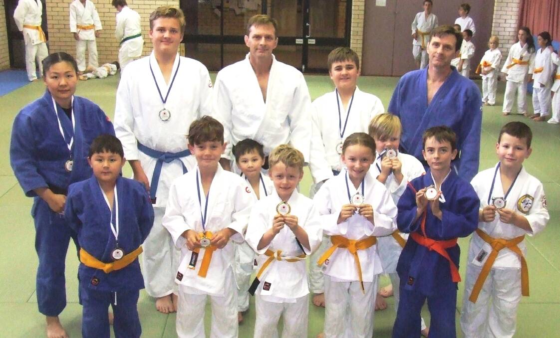 Club first: Shoalhaven Heads Bushido Judo Club picked up 12 medals, four of them gold, at the  Australian Championships.