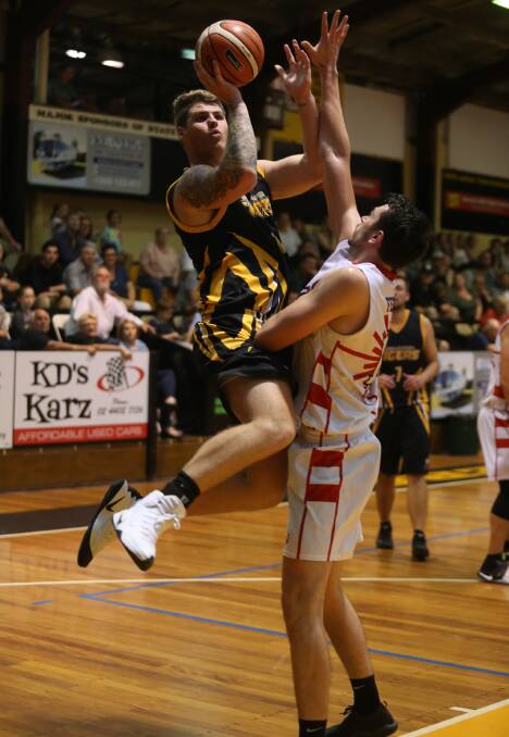 DANGERMAN: Shoalhaven Tigers centre Jackson Weeks will be counted on for another strong performance this Saturday against the Illawarra Hawks. Photo: ROBERT CRAWFORD