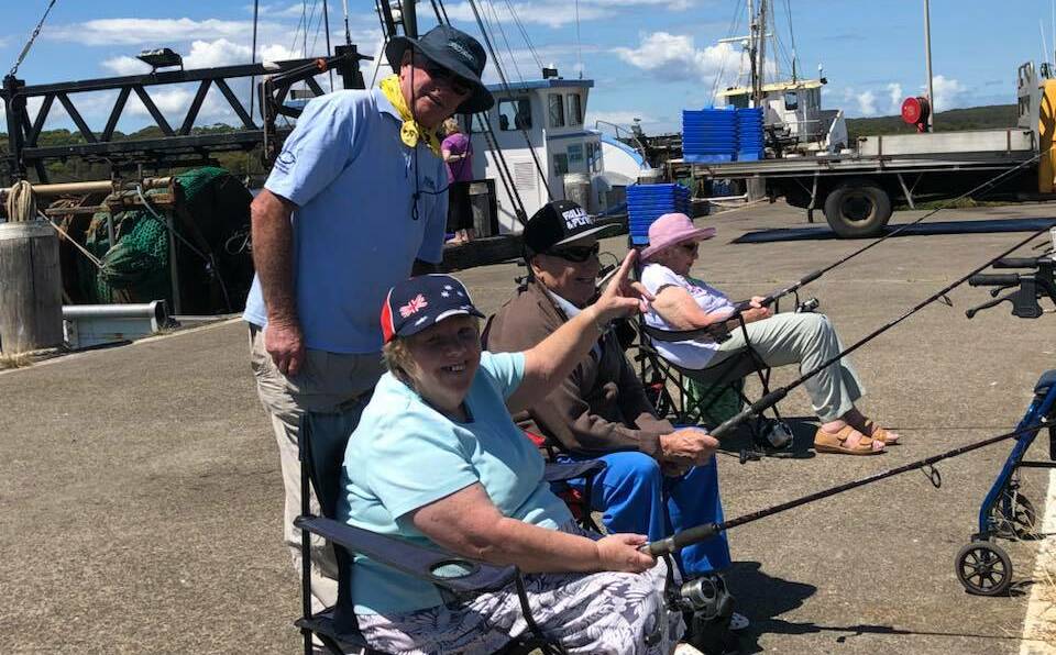 Be part of the team: Local Fishcare Volunteer John Daley at a recent retirees fishing outing at Greenwell Point. Fishcare volunteers play a key role in helping create better awareness of fishing issues.