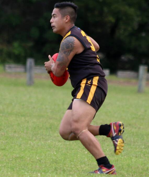 DANGEROUS: Bomaderry Tigers' Josh Lapatha. Photo: CATHY RUSSELL