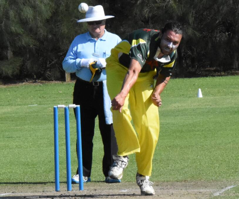 LIGHTNING QUICK: Shoalhaven Ex-Servicemens fast bowler Nathaniel Jones will line-up for the Sydney Thunder next month against the Kenyan under 19s national team. Photo: COURTNEY WARD