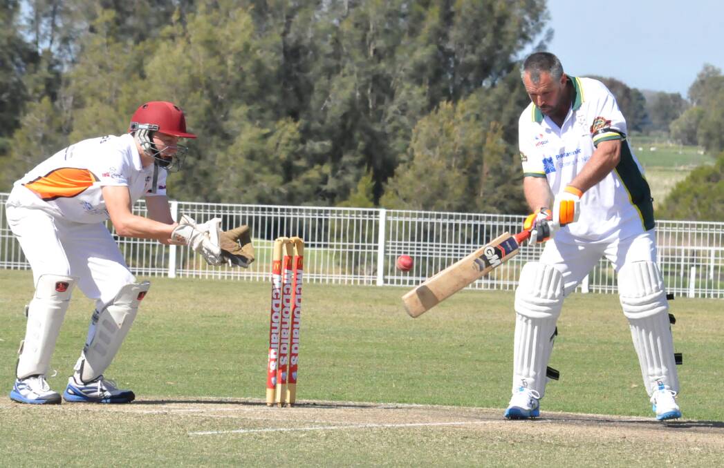 LEADING LIGHT: Shoalhaven Ex-Servicemens' Shawn Higgins top scored for his team with 39 against Batemans Bay. Photo: DAMIAN McGILL