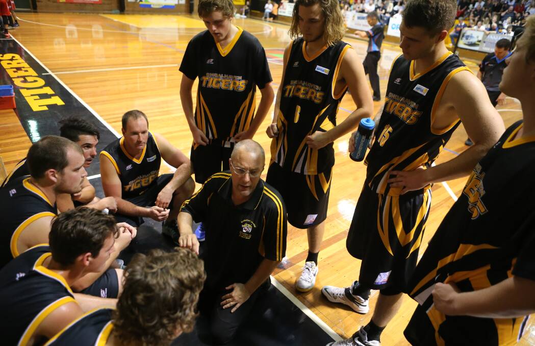 REBOUND: Tigers' coach Ian Ozolins and his team suffered their third loss of the season on Saturday against Wagga Wagga. Photo: ROBERT CRAWFORD