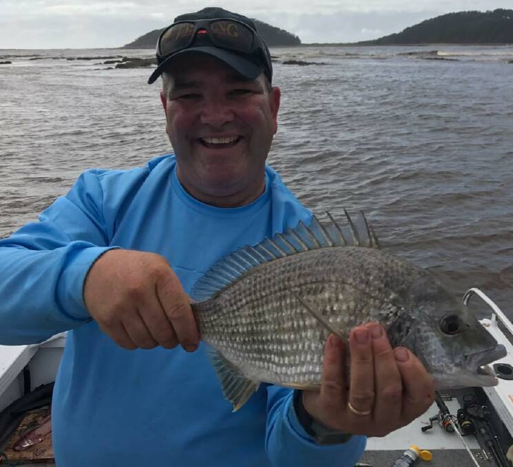Great family fishing spot: Steve Johnson with a Crookhaven River bream. You can almost always rely on getting a feed from the river thanks to the abundance of estuary species on offer.
