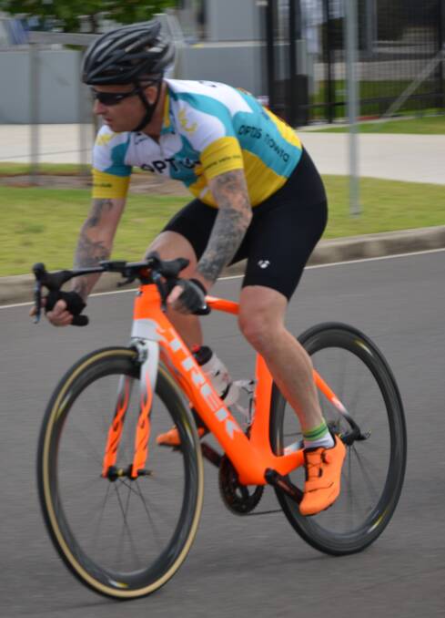 Sutherland victory: Nowra Velo Club's Scott James took out the division 3 event in Sutherland Shire Cycle Club’s Friday twilight criteriums at Waratah Park.