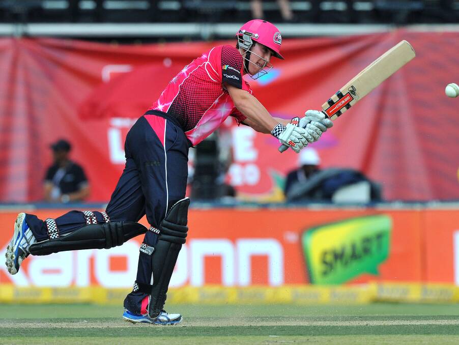 LOCAL BOY: Nic Maddinson's Big Bash team, the Sydney Sixers, will be visiting the Shoalhaven on Tuesday. October 4. Photo: GETTY IMAGES