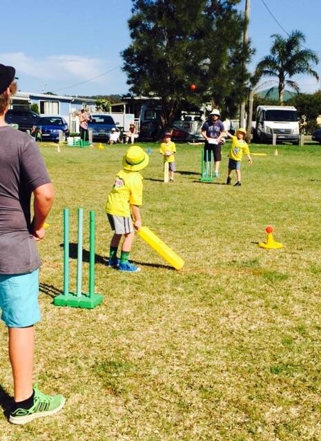 FUN: Shoalhaven children enjoying the T20 Blast cricket program.