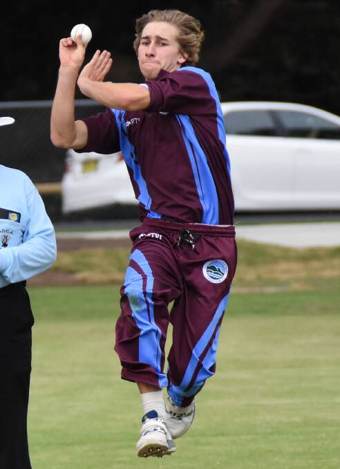 STRIKE WEAPON: All-rounder Hayden Strand in one of six North Nowra-Cambewarra players named in Shoalhaven's Jeffrey Cup side for this weekend's matches. Photo: COURTNEY WARD