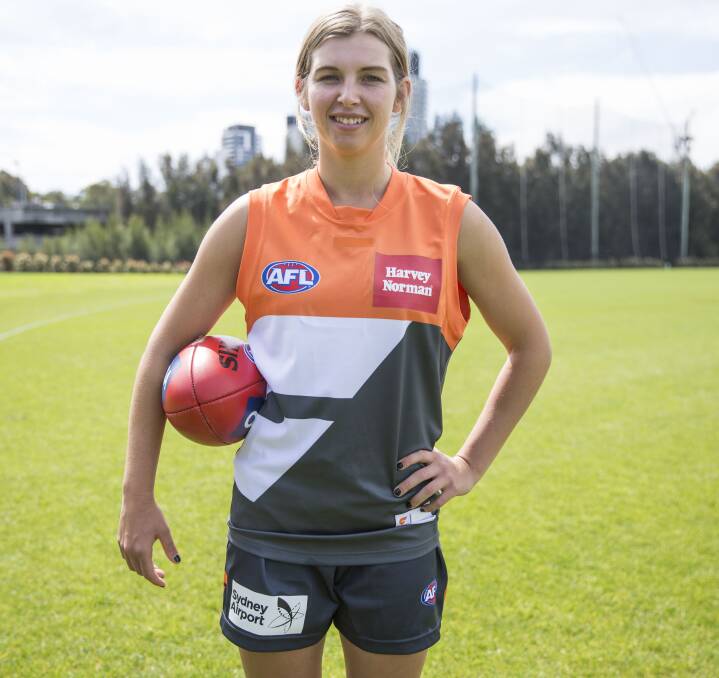 DESTINED FOR GREATNESS: Nowra's Maddy Collier has signed on for the Greater Western Sydney Giants women's team for the inaugural season of the women's AFL competition, which will start next year.