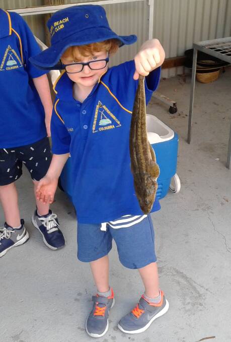 YOUNG GUN: Culburra Amateur Fishing Club's Ben Dunn shows off his flathead catch, which he caught on the weekend of January 6 and 7.