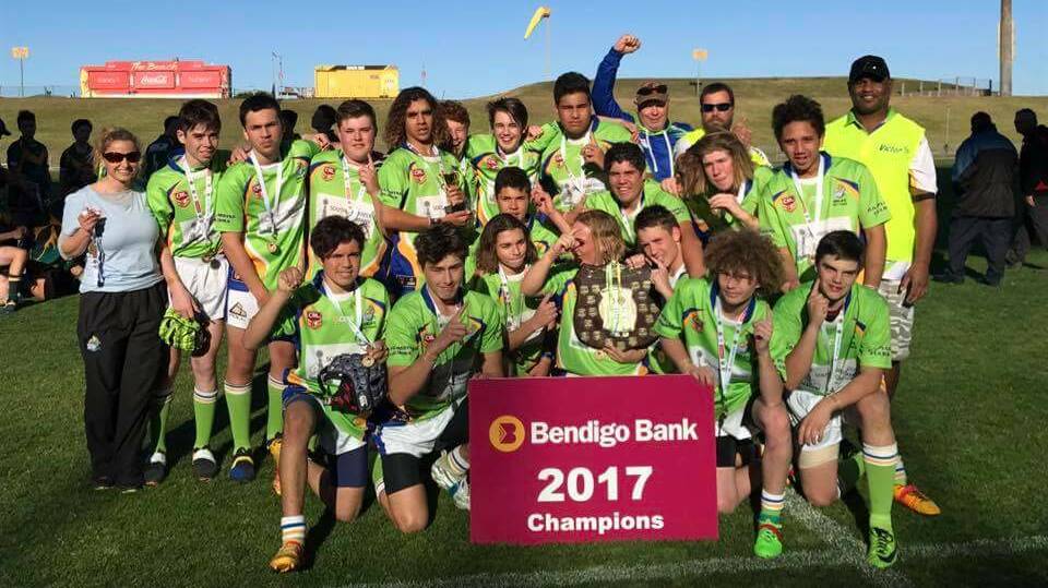 HARD EARNED VICTORY: The Culburra Dolphins under 15s team that defeated the Stingrays of Shellharbour 16-8 in Saturday's decider. Photo: JAKKI HAYDOCK