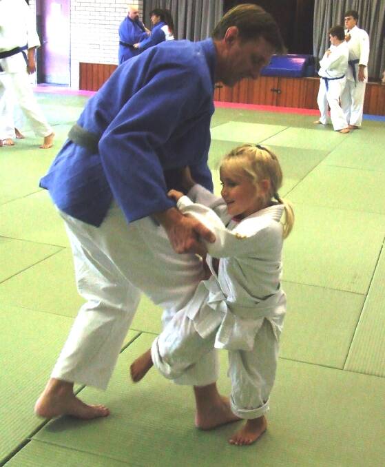 Never too young: Highly skilled coaches are available to train students of all ages at Bushido Judo Club Shoalhaven.