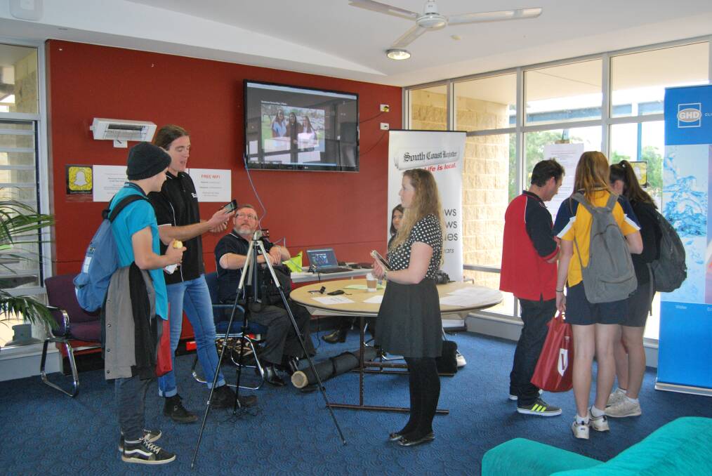 DIGITAL: A scene from last year's UOW Careers Expo at Shoalhaven Campus.