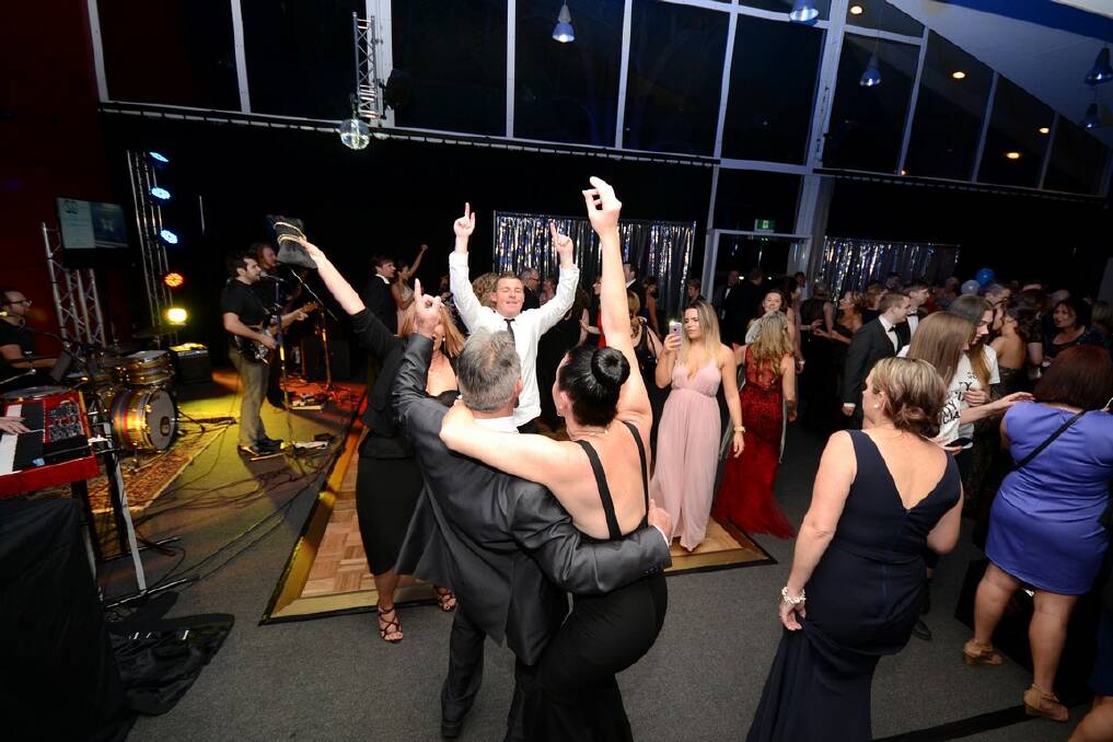 PARTY ON: A scene from last year's Shoalhaven Business Awards after party as attendees dance the night away to live music.