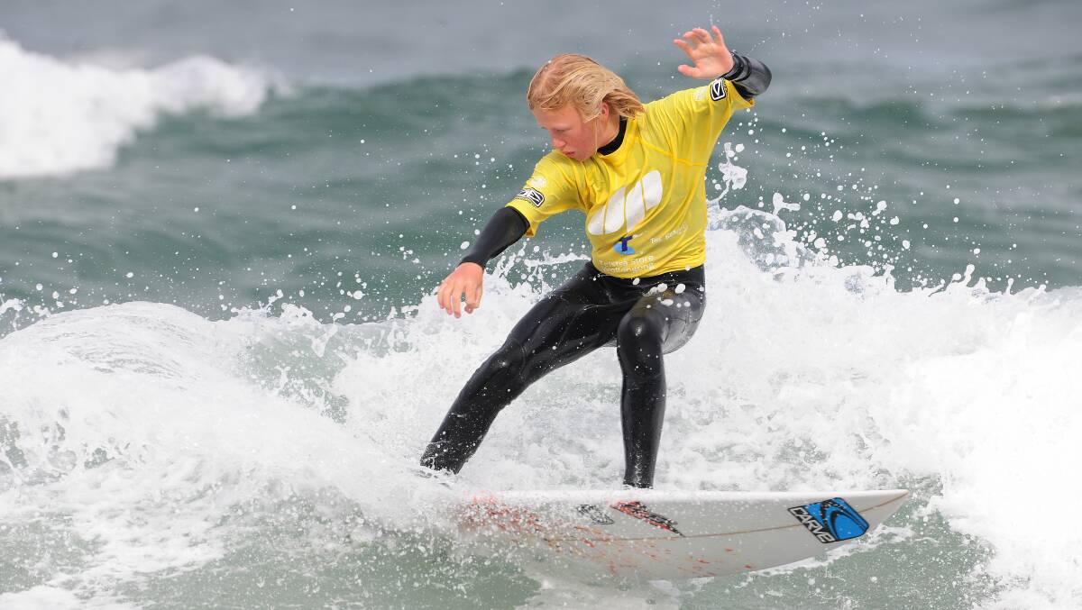 Future star: Beau Buckpitt outclassed his rivals on the way to the boy's junior title. Picture: Brad Liber