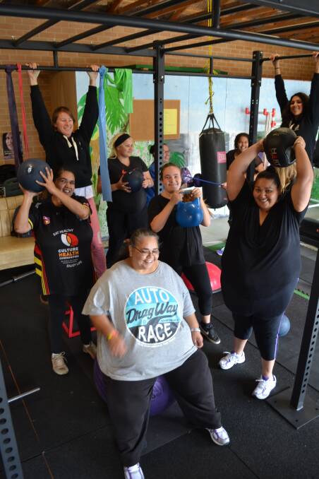 Challenge accepted: This year's team of women who joined the Dead or Deadly health and wellbeing program, run through Waminda, have lost a total of 159kg to take home top spot at this year's NSW Knockout Health Challenge. Photo: Jessica Long