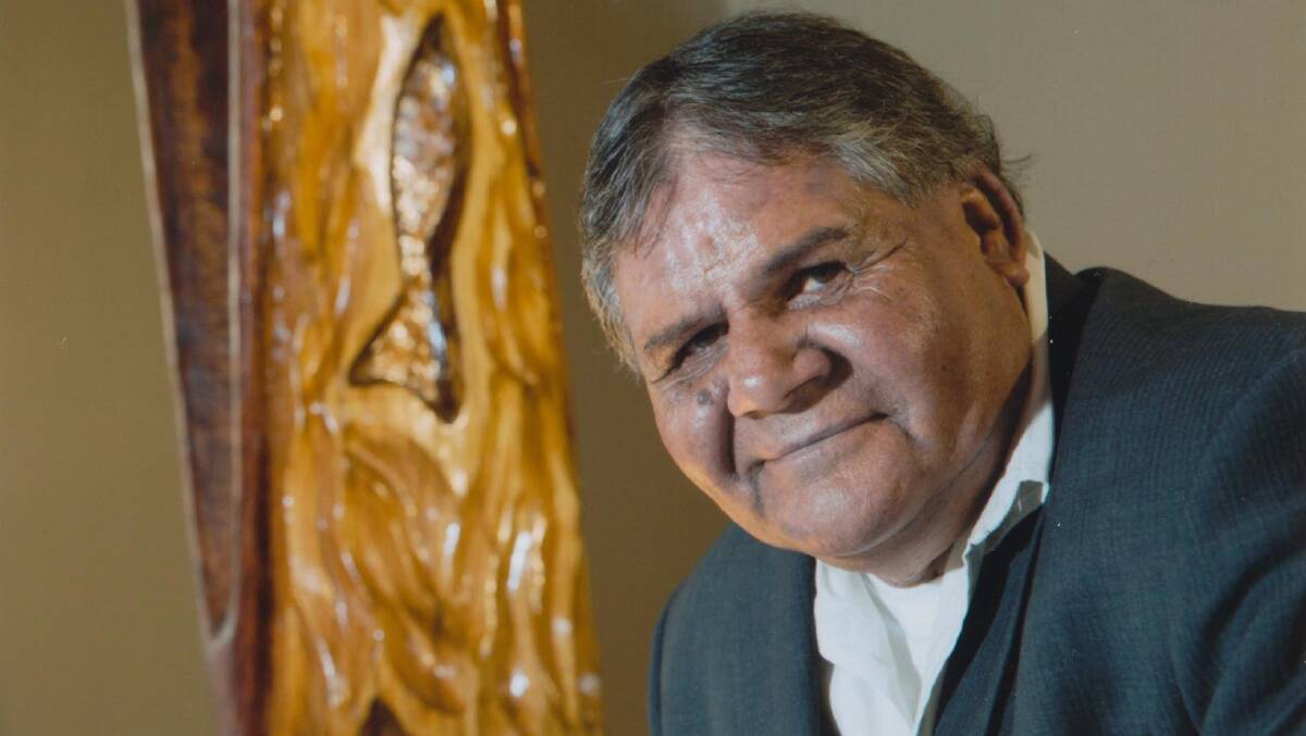 Real stories: Local Aboriginal artist Noel Wellington has carved stories into a piece of art which is on display at Canberra's National Museum. Photo: Supplied.